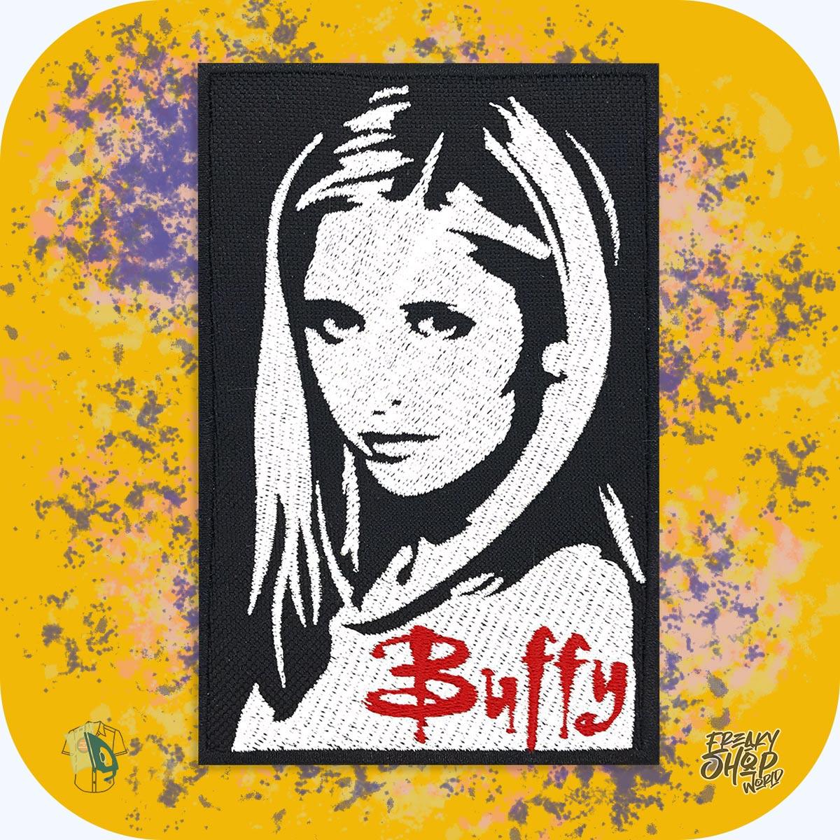➤ Iron on Patch Buffy silhouette | Large patches for jackets